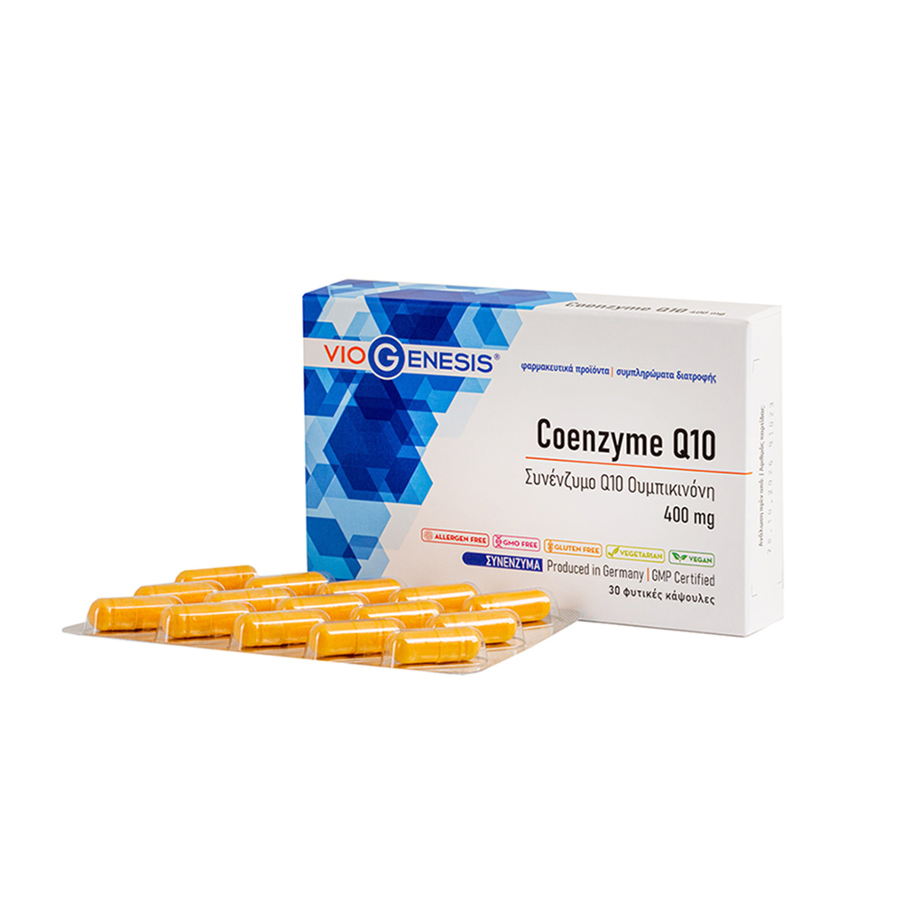 VIOGENESIS - Coenzyme Q10 400mg - 30caps